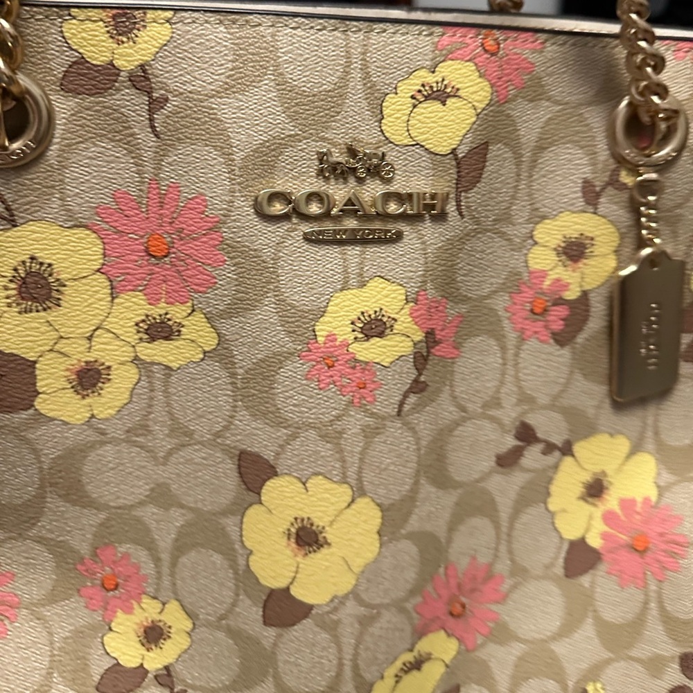 Coach medium size purse and matching wallet